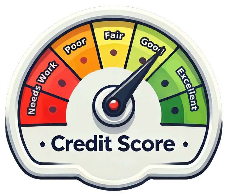 Credit score dial